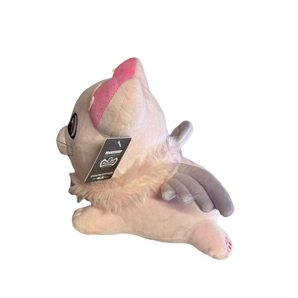 Makeship Splinterlands Byzantine Kitty Plush Toy Limited Edition 1 of 227 Pink